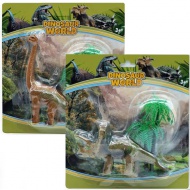 Dino World: Triceratops sau Brachiosaurus figurină cu copac