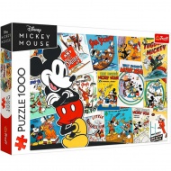 Disney: Lumea lui Mickey Mouse 1000 bucăți puzzle - Trefl