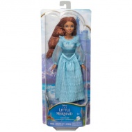 Disney Mica Sirenă: Ariel păpușă în rochie albastră 30cm - Mattel