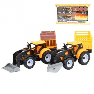 Engineering Truck: Set tractor cu remorcă și butoaie de ulei 28cm