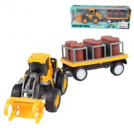 Engineering Truck: Tractor cu butoaie de ulei si remorcă 24cm