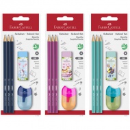 Faber-Castell: Grafit ceruza 1111 HB 5 bucăți set trei variante