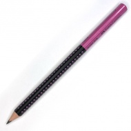 Faber-Castell: Jumbo Grip HB creion grafit pink-negru 1 bucată