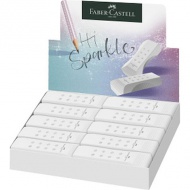 Faber-Castell: RollOn Sparkle Radieră albă fără PVC 1 bucată