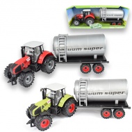 Farm Truck Series: Tractor cu rezervor de apă roșu sau verde 46cm