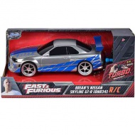 Fast &amp; Furious: RC Brian's Nissan Skyline GT-R (BNR35) mașină cu telecomandă 1/24 - Simba Toys