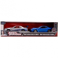 Fast &amp; Furious: Twin Pack 2 bucăți model auto pachet 1/32 - Simba Toys