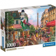 Flori la Paris HQC 1000 bucăți puzzle cu poster - Clementoni