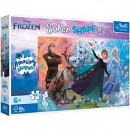 Frozen Explorează lumea de gheață 160 bucăți XL puzzle - Trefl