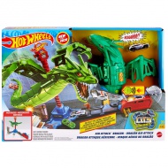 Hot Wheels: set de pistă atac de dragon - Mattel