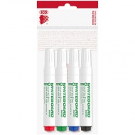 ICO: Antibacterial Whiteboard 11XXL marker set de 4 bucăți