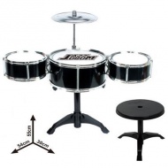 Jazz Drum stand 4 părți jucărie set tobă cu scaun