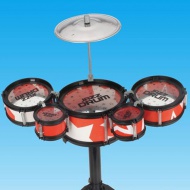 Jazz Drum stand 6 părți culoarea roșie set de tobă