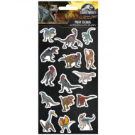 Jurassic World dinozauri 3D Puffy Stickers set 10x22cm