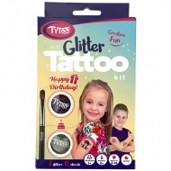 La mulţi ani! set de tatuaj sclipici