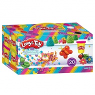 Lanyi-Toy 20 bucăți set plastilină cu scule de formare