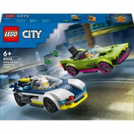 LEGO® City: Urmărire între mașina de poliție și mașina sport (60415)