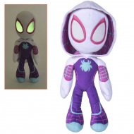 Marvel: Amazing Friends - Spider-Man Ghost Spider pluș cu ochi care strălucesc în întuneric 25 cm