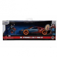 Marvel: Dr. Strange figurină și 2017 Ford GT model auto 1/32 - Simba Toys