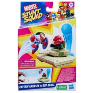 Marvel Stunt Squad: Captain America vs. Red Skull set lansator - Hasbro