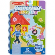 Melissa &amp; Doug: Caiet de autocolante reutilizabile Blue's Clues