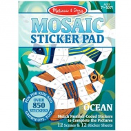 Melissa &amp; Doug: Ocean mozaic caiet abțibild