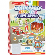 Melissa &amp; Doug: Paw Patrol O misiune clasică caiet de abțibild reutilizabil