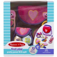 Melissa &amp; Doug: set de joacă moale pretty purse poșetă