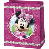 Minnie Mouse pungă cadou exclusivă dimensiune medie 18x10x23cm