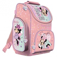 Minnie Mouse rucsac, ghiozdan anatomic culoarea roz 35x25x15cm