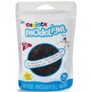 Modelight 50g plastilină neagră - Carioca