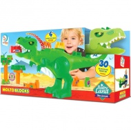 Molto: Blocks dino cuburi de construcție 30 bucăți set