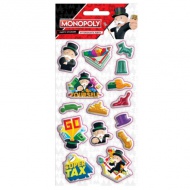 Monopoly 3D set Puffy Stickers 10x22cm