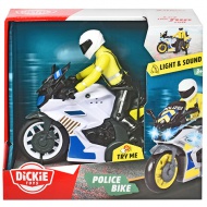 Motor de poliție maghiară cu sunete și lumini - Dickie Toys