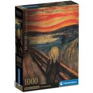 Munch: Țipătul Museum Collection 1000 bucăți puzzle cu poster - Clementoni