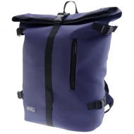 Must: Albastru ghiozdan ergonomic, rucsac cu catarame 30x12x52cm ​