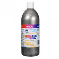 Nebulo: tempera lichidă argintiu 500ml în sticlă