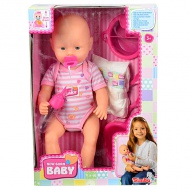 New Born Baby care urinează cu accesorii 38 cm - Simba Toys