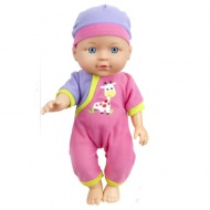 Păpușă cu pijama, scaun și accesorii 29cm