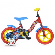 Paw Patrol bicicletă albastru-roşu mărimea 10