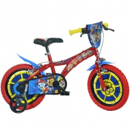 Paw Patrol bicicletă albastru-roşu mărimea 14