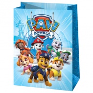 Paw Patrol pungă cadou dimensiune uriașă 33x15x44,5cm