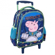 Peppa Pig: Rrrock Out rucsac pentru grădiniță tip troller