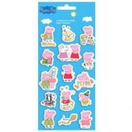 Peppa Pig și prietenii 3D Puffy Stickers set 10x22cm