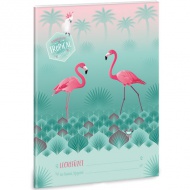 Pink Flamingo caiet pentru teme 32 file A5