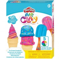 Play-Doh: Air Clay set de plastilină uscare la aer - preparare înghețată