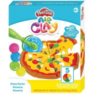 Play-Doh: Air Clay set de plastilină uscare la aer - preparare pizza