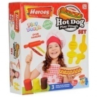 Play-Dough: Heroes Hot Dog set plastilină 8 bucăți