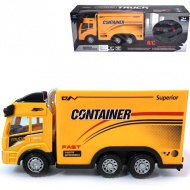 RC Camion container cu telecomandă cu efecte de lumină 27MHz scara 1/14