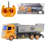 RC Camion de construcție basculant cu telecomandă cu lumină 1/48 27MHz 20cm